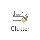 为什么有些电子邮件会到达一个名为“Clutter”的文件夹？