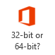 我应该安装 32 位还是 64 位版本的 Office/Outlook？