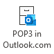 通过 Outlook.com 同步和备份 POP3 帐户