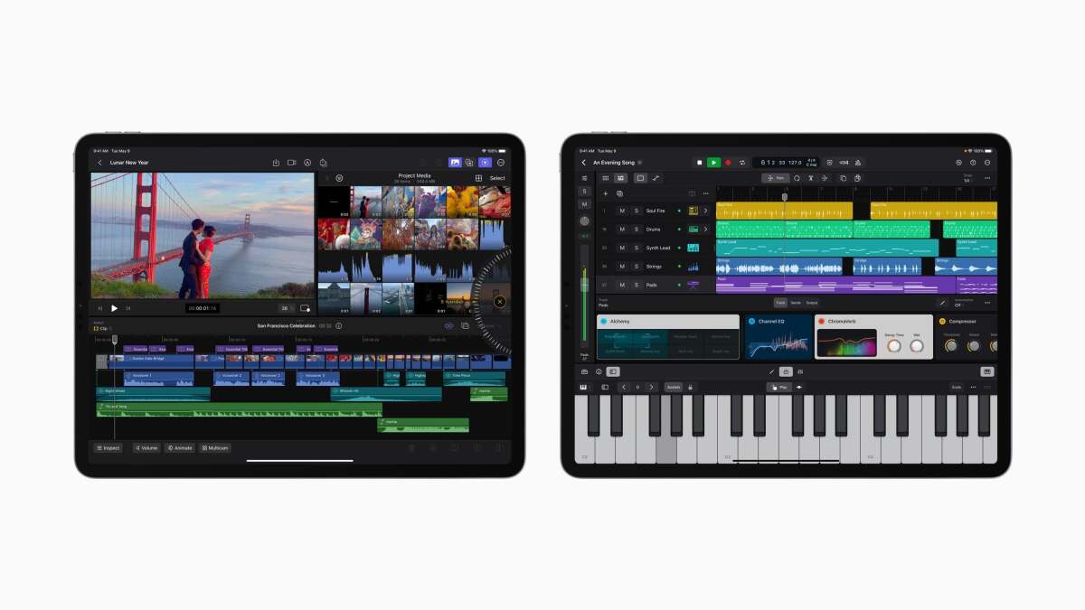 您终于可以在 iPad 上使用 Final Cut Pro 和 Logic Pro