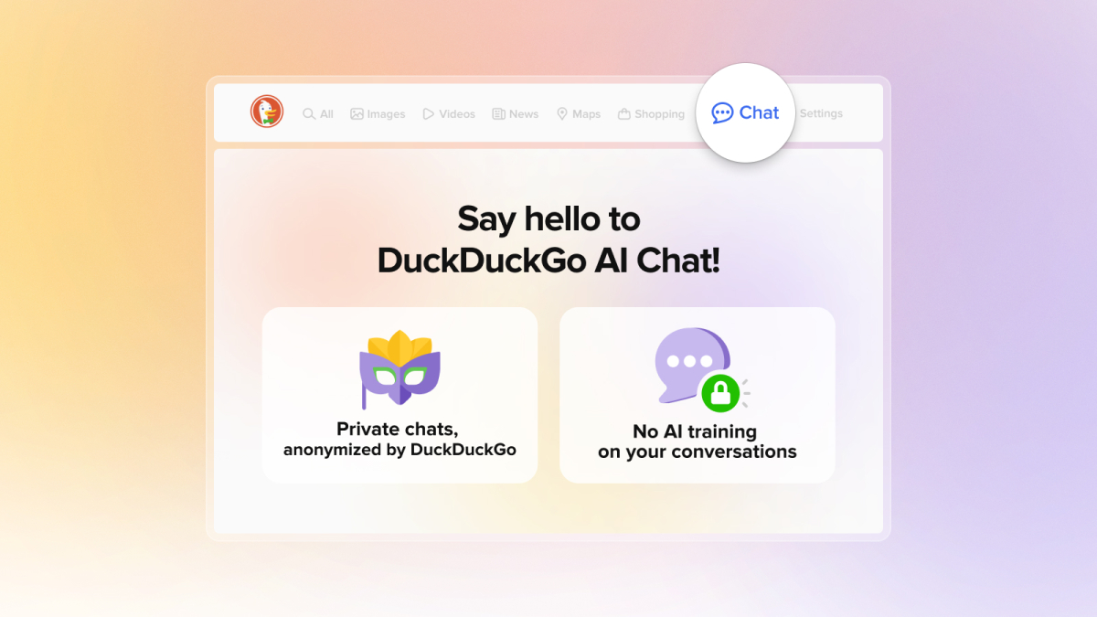 DuckDuckGo 现在可让你匿名与 AI 对话