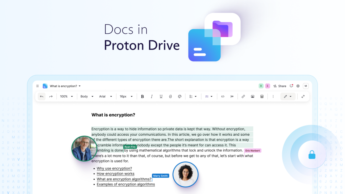 Proton 刚刚推出了更私密的 Google Docs 版本