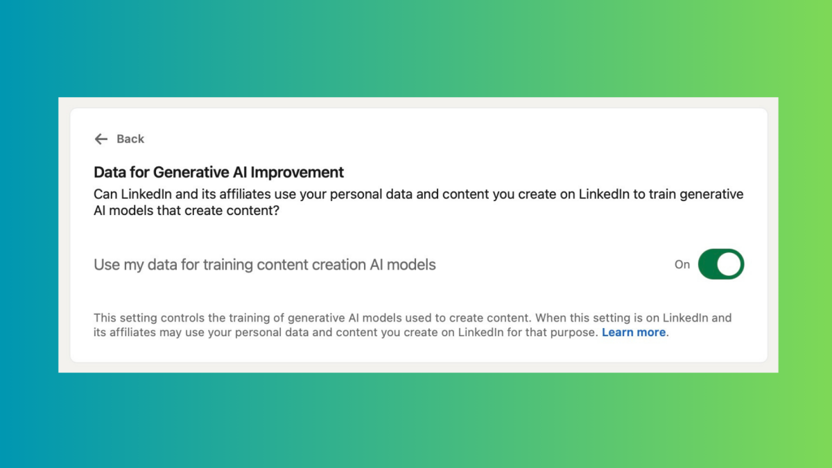 LinkedIn 正在使用你的数据来训练人工智能（但你可以阻止它）